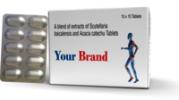 A Bleand Of Extracts Of Scutellaria Baicalensis And Acacia Catechu Tablet