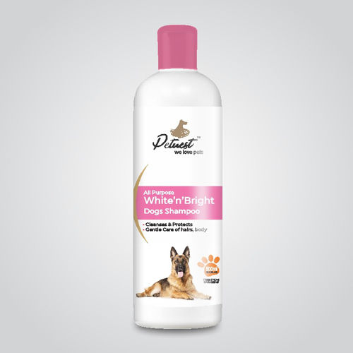 High Quality 500Ml White N Bright Pink Dogs Shampoo