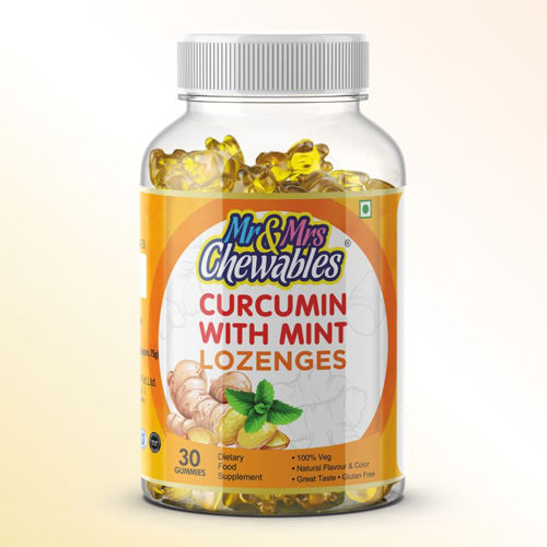 Curcumin With Mint Lozenges Gummies Best Before: Up To 24 Months