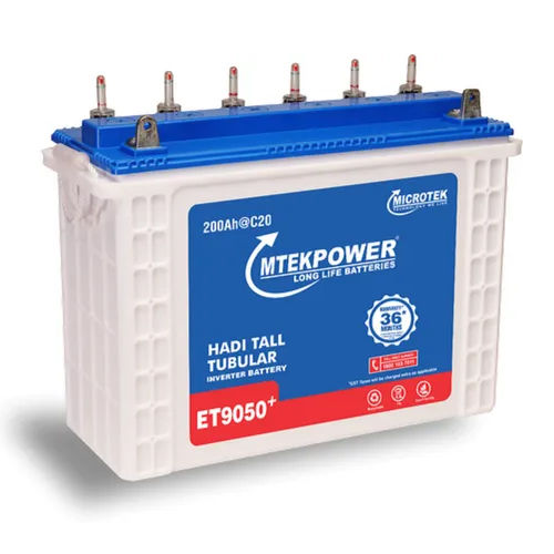 Microtek ET9050 Plus 200AH Tall Tubular Battery