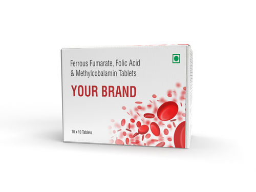 Ferrous Fumarate With Folic Acid And Methylcobalamin Tablet