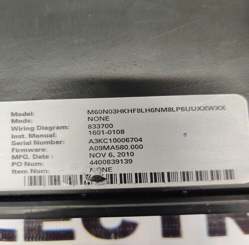 GE MULTILIN M60N03HKHF8LH6NM8LP6UUXXWXX LINE DISTANCE PROTACTION RELAY