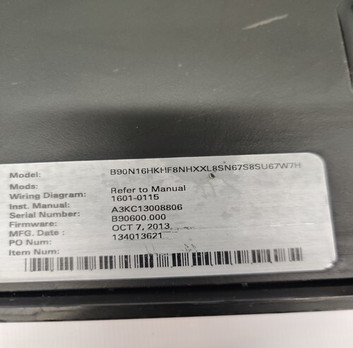 GE MULTILIN B90N16HKHF8NHXXL8SN67S8SU67W7H BUS DIFFERENTIAL SYSTEM