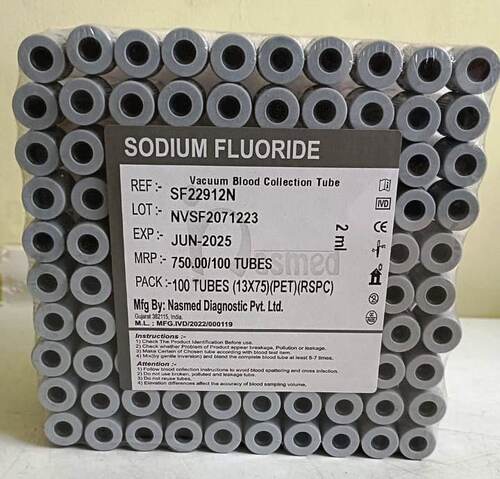 Vacuum 2ml Sugar Blood Collection (PET) Tube