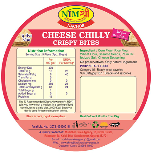 ROASTED CHEESE CHILLY CRISPY NACHOS