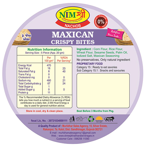 ROASTED MAXICAN CRISPY NACHOS
