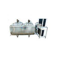300-10000 Ltr Bulk Milk Cooler - Color: Silver