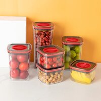 Twist-locking Airtight Food Storage Kitchen Container Set - Capacity: 1.2 Liters Liter/day