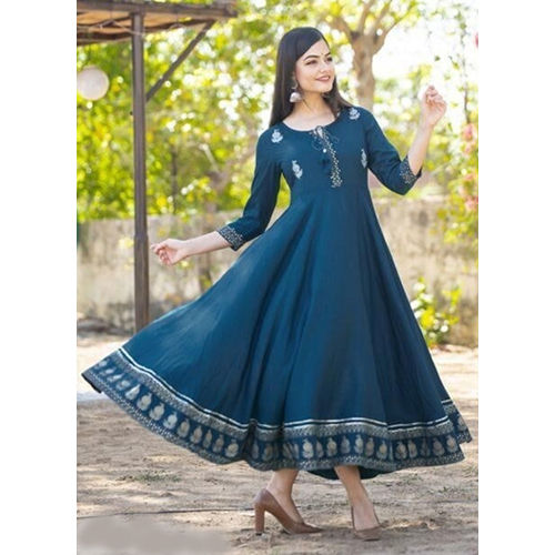 Beautiful Embroidery Work Anarkali Kurti