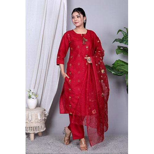Maroon Magic Sitara Fancy Dupatta Set
