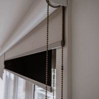 Window Roller Blind - Color: Grey