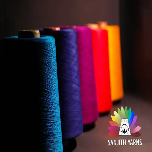 2/74's dyed cotton yarn