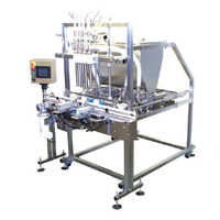 Silver Liquid Viscous Liquid Servo Piston Filler Machine