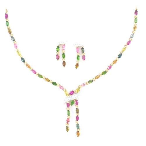 Tourmaline Necklace Set