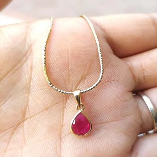 Natural Ruby Pendant Very Good