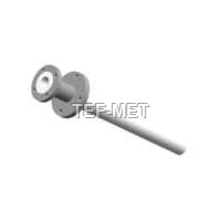 Ptfe Dip Pipe - Ptfe Material, Round Shape, White Color | Durable, Chemical Resistant, Warranty Included