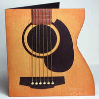 Guitar Card Wedding Invitations Serives