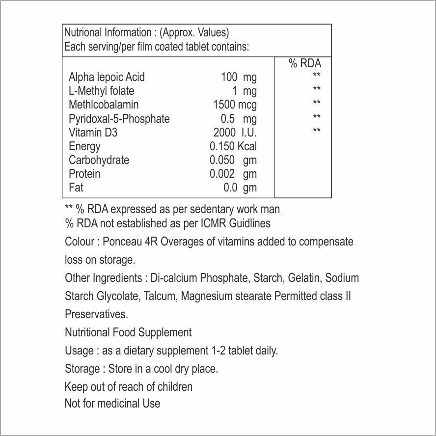 Methyl cobalamin with Vitamin D3 Tablet