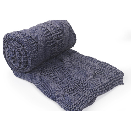 Cotton Hand Knit Throw