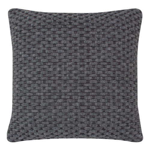 Black Hand Braid Designer Cushion