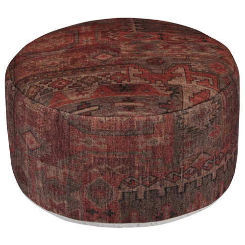 Woven Round Pouf