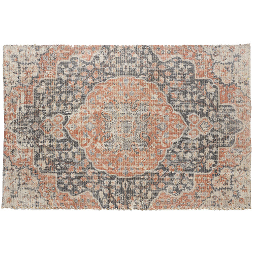 Cotton Jute Polyester Rug