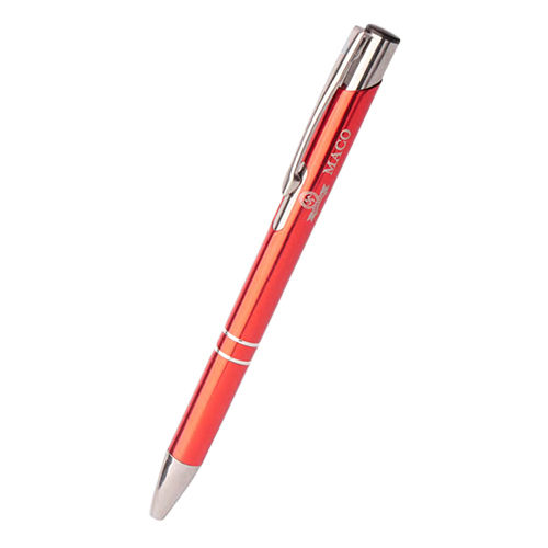 Red Maco Metal Ball Pen