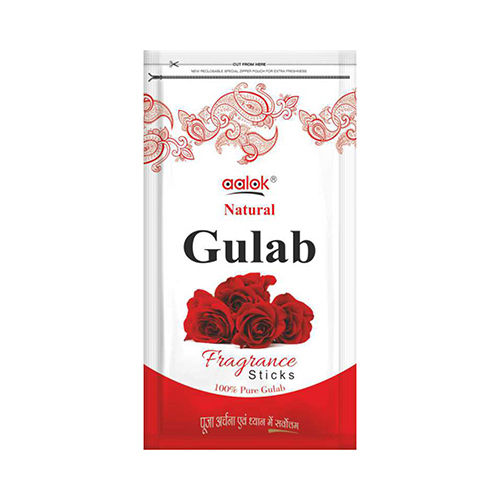 Gulab Natural Fragrance Sticks With Zipper