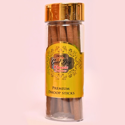 aalok Goodday Classic Premium Dhoop Sticks - Customized Size, Indian Incense for Aromatic Use | Uplifting Fragrance Experience