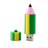 Customized Promotional Pencile Shaped Silicone Pendrive