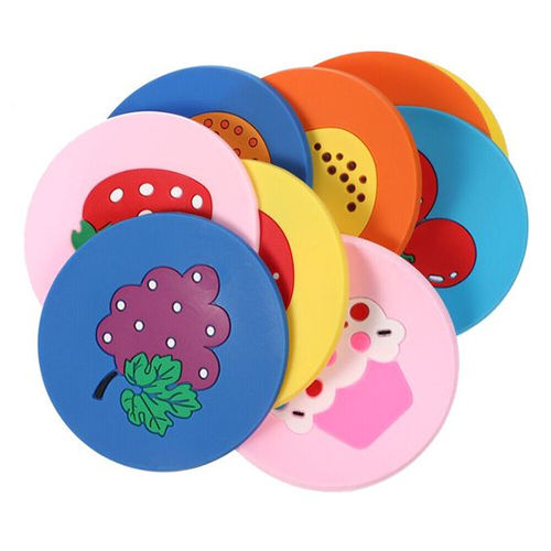 Silicone Tea Coaster - Color: Multicolor