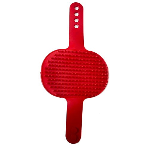 Silicone Red Pet Scrubber