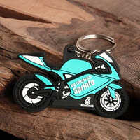 Bike Promotional Silicone Rubber Keychain