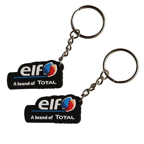 ELF Promotional Silicone Rubber Keychain