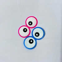 Silicone Rubber Promotional Eye Shaped Label Sticker