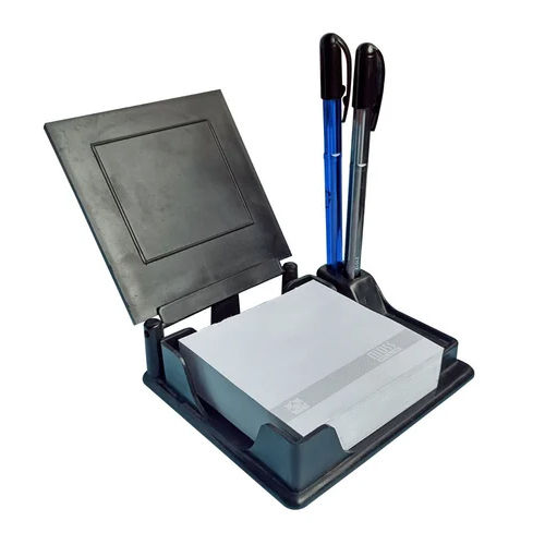 Black Chit Pad Holder With 2 Pens