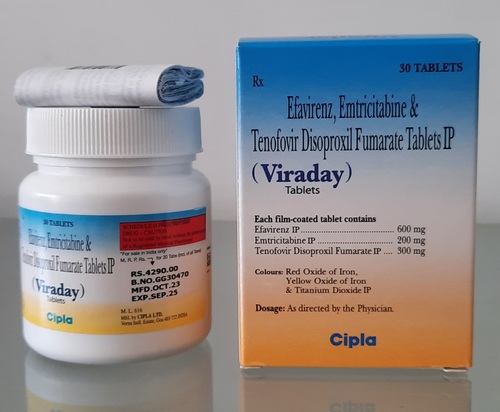EFAVIRENZ EMTRICITABINE  TENOFOVIR DISOPROXIL FUMARATE TABLET