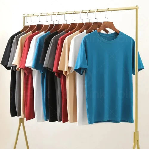 Mens Round Neck Cotton T-shirt Age Group: Any