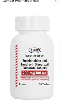 300mg 200mg Tenofovir Disoproxil Fumarate And Emtricitabine Tablets IP