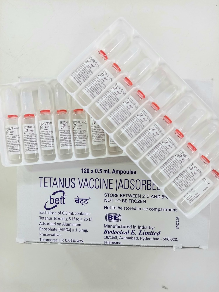 Tetanus Vaccine Adsorbed Ip - Dosage Form: As Directed By Physician