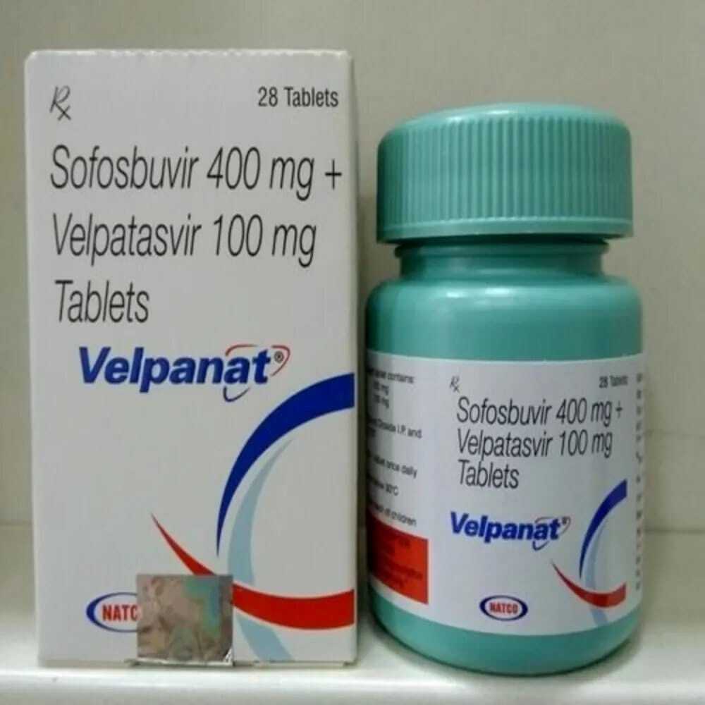 Sofosbuvir Velpatasvir - 400mg Sofosbuvir & 100mg Velpatasvir Tablets | All Age Groups, 24 Months Shelf Life, Versatile Uses