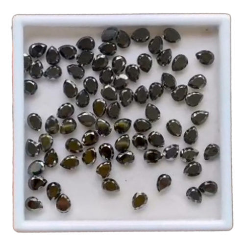 8-6mm Black Pear Diamond