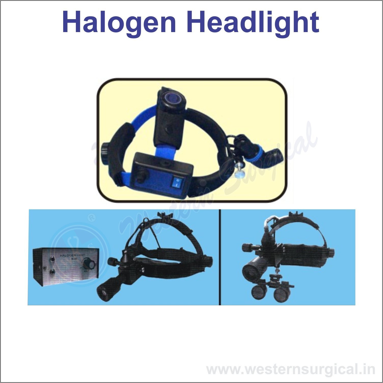 Medical Halogen Headlight