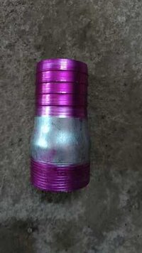 2 Inches Hose Nipples - Color: Silver