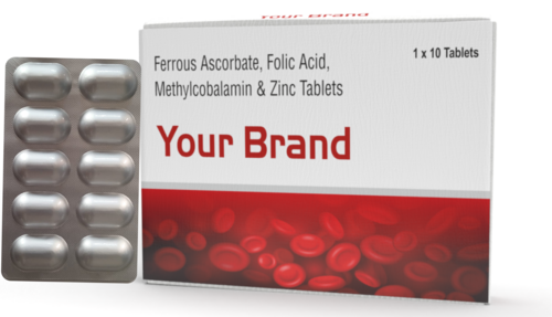Ferrous Ascorbate With Folic Acid And Zinc Tablet