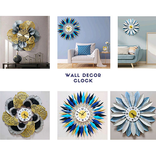 Multicolor Wall Decor Clock