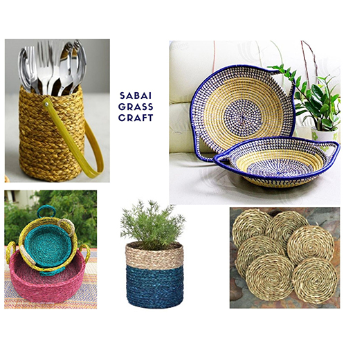 Sabai Grass Craft Basket