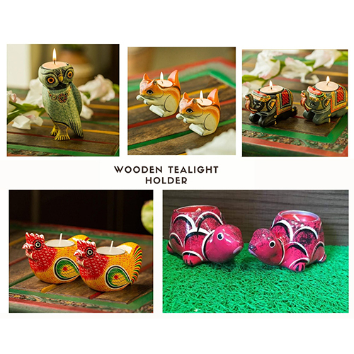 Wooden Tealight Holder