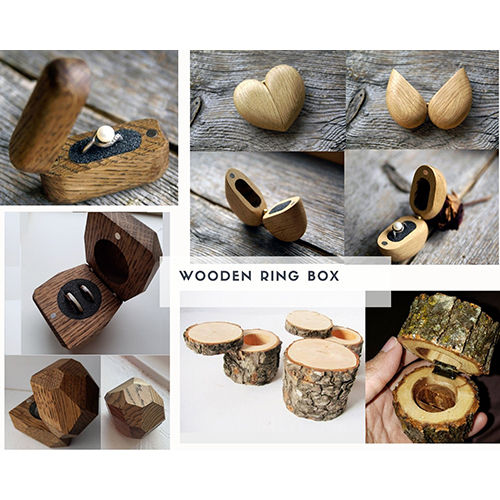 Various Wooden Ring Box