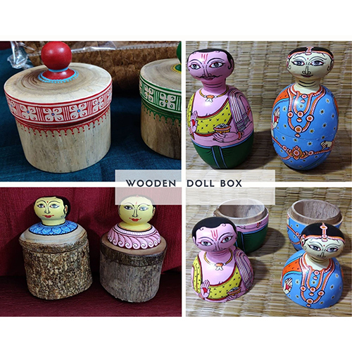 Wooden Doll Box